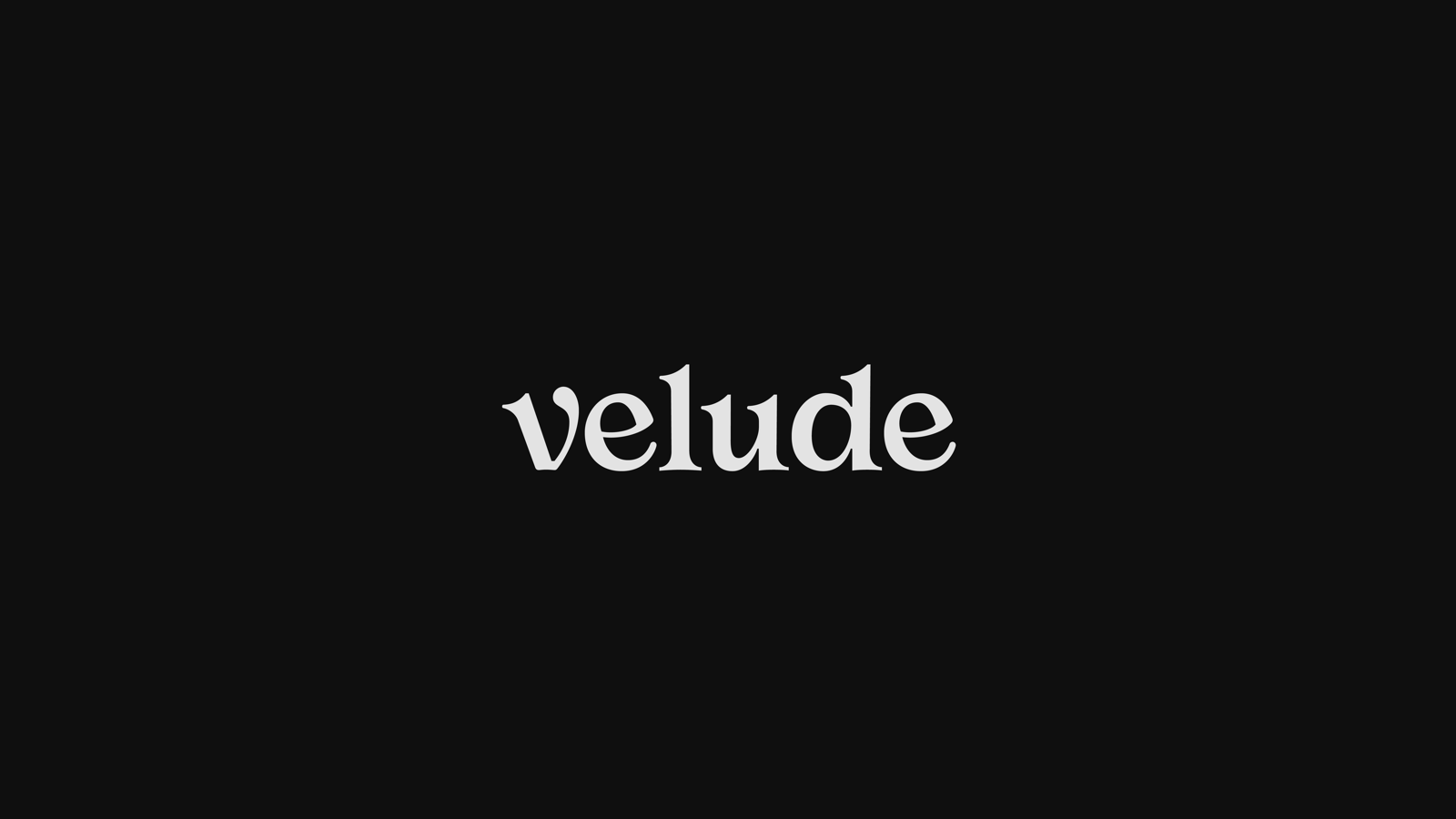 Lettrage Velude en blanc sur fond noir